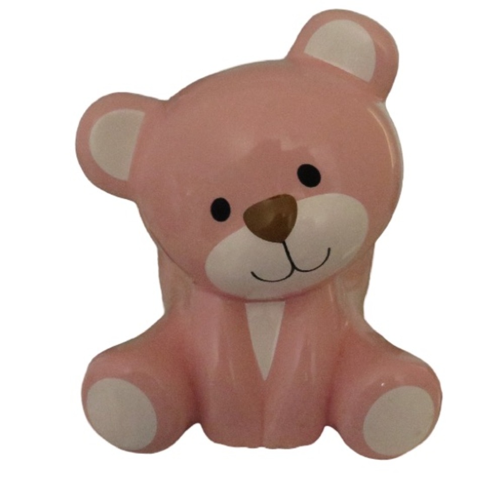 Coquette Pink Teddy Bear Plant Pot